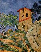 Paul Cezanne The House with Burst Walls painting